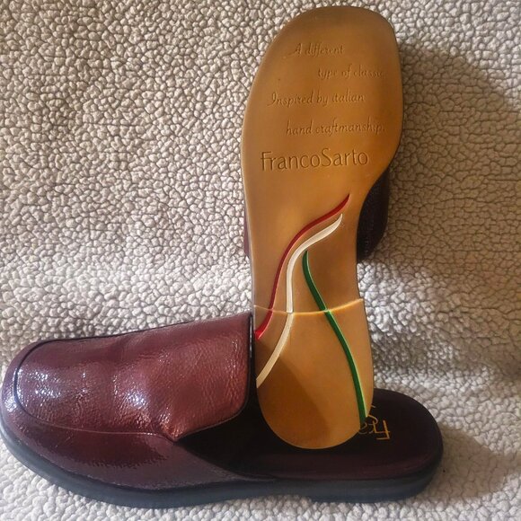 Franco Sarto Women's Boccaslide Clog in Bordeaux - Size 6 - Picture 3 of 9